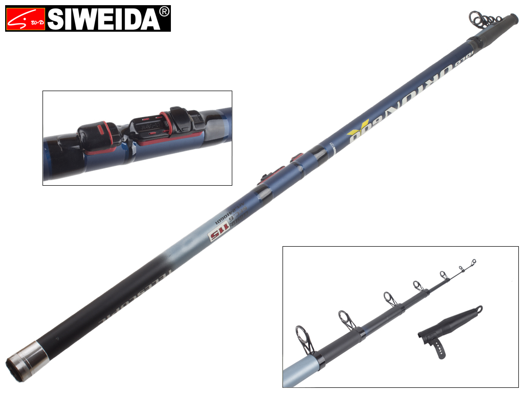 Вудка Siweida "Orion" композит, 7 кілець, 6-секційна 6м 5-25г