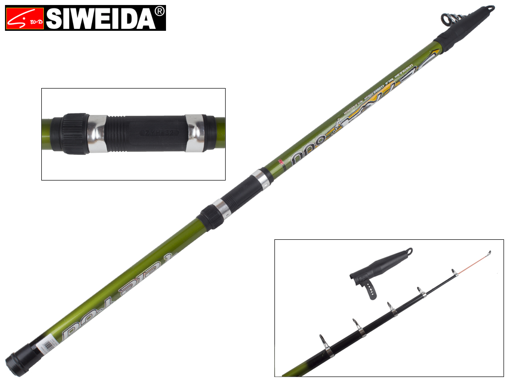 Вудка Siweida "Setra" 6 кілець, 6-секційна 6м 30г