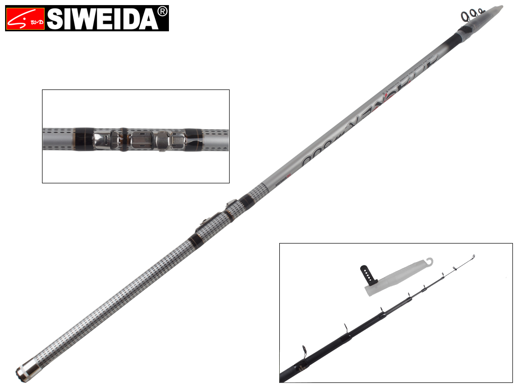 Удочка Siweida "Attacker" карбон, 8 колец, 6-секционная 6м, 5-25г