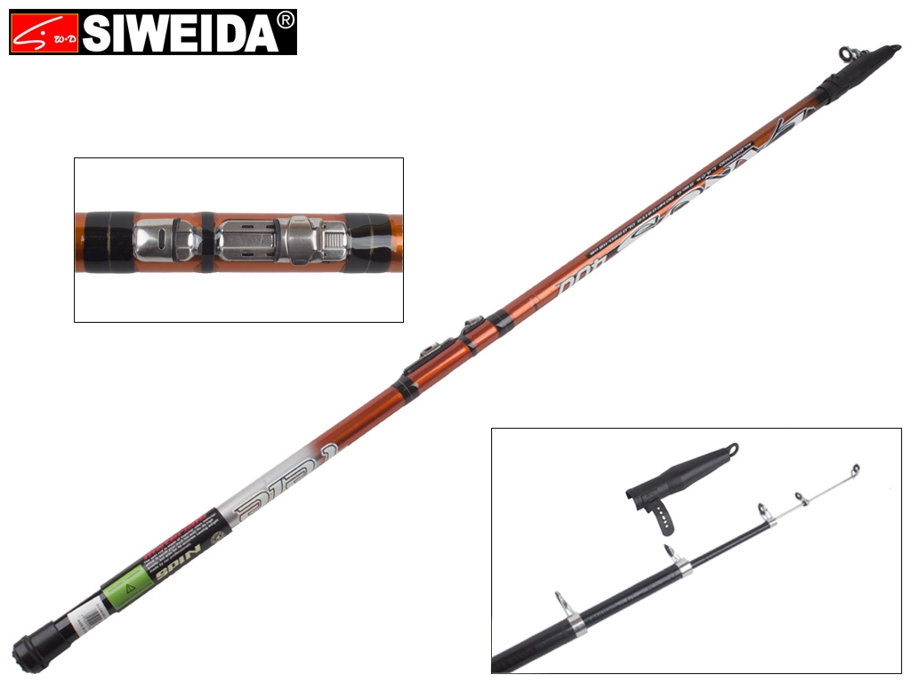 Вудка Siweida "Lanos" композит, 5 кілець, 4-секційна 4м 5-25г