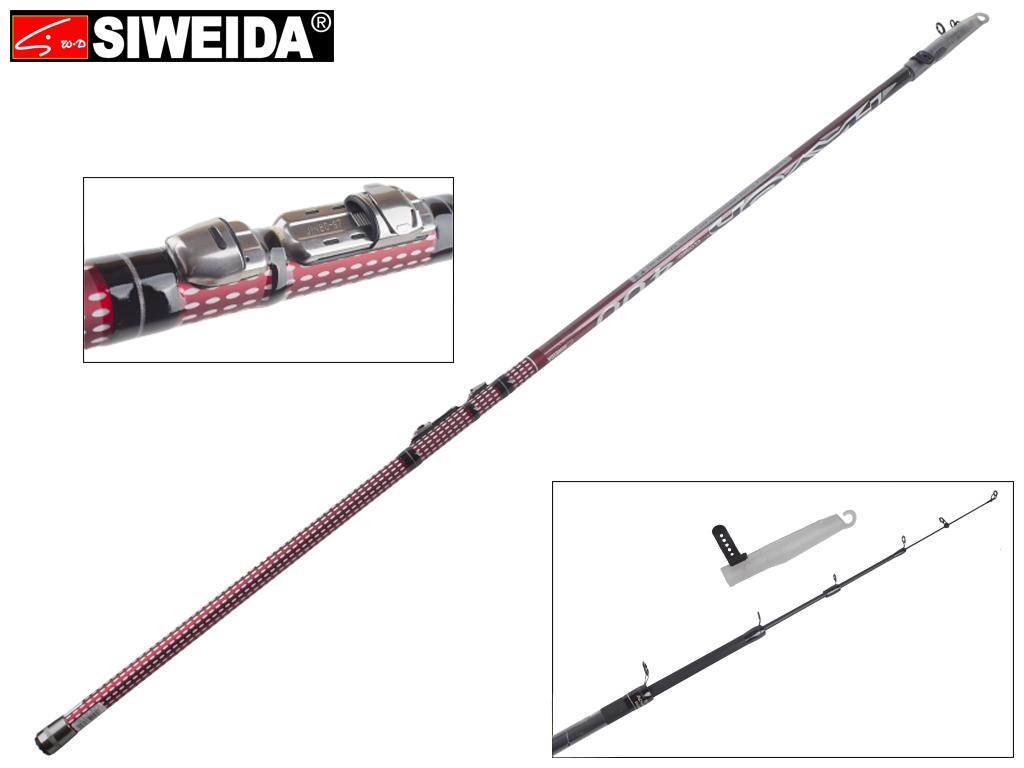 Вудка Siweida "Havok" карбон IM6, 6 кілець, 4-секційна 4м 5-20г