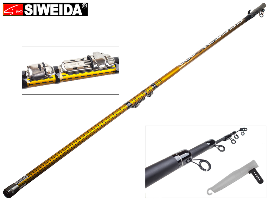 Вудка Siweida "Portal" карбон IM6, 6 кілець, 4-секційна 4м 5-20г