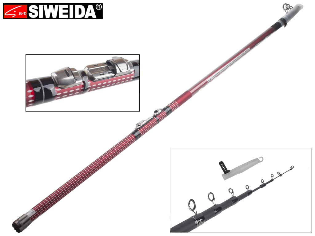 Вудка Siweida "Havok" карбон IM6, 8 кілець, 6-секційна 6м 5-20г