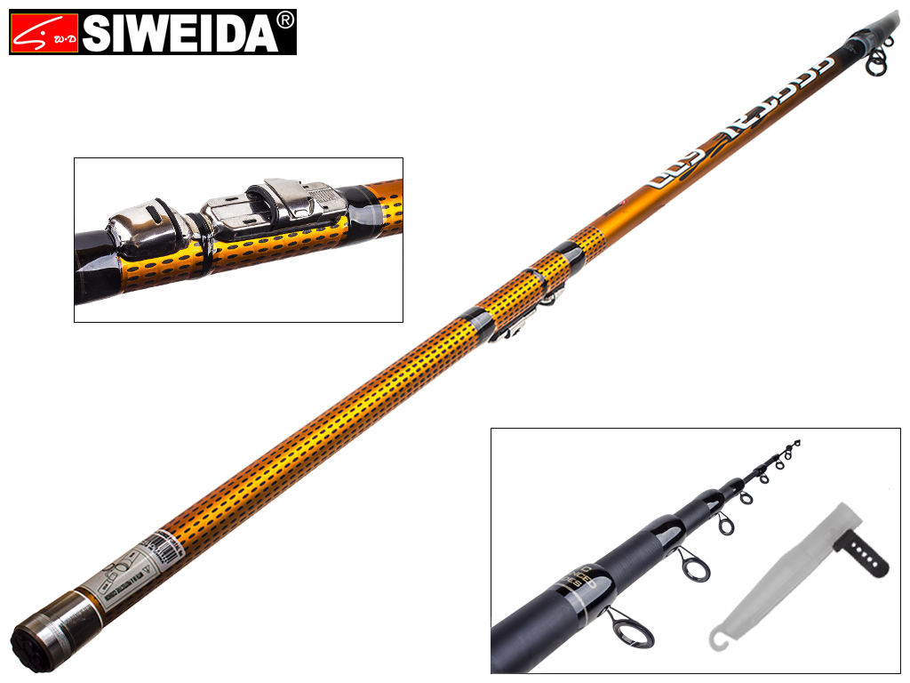 Вудка Siweida "Portal" карбон IM6, 8 кілець, 6-секційна 6м 5-20г