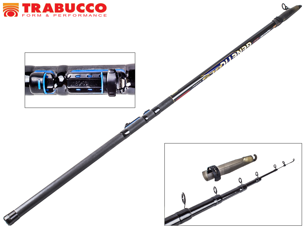 Удочка Trabucco "Genetic BLS" карбон, 7 колец, 6-секционная 6м, 5-25г