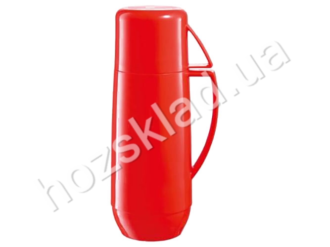 Термос с кружкой FAMILY COLORI 1л красный 91449