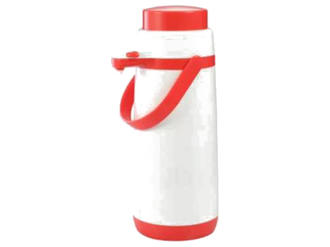 Термос с насосом FAMILY COLORI 1,7л красный 03770