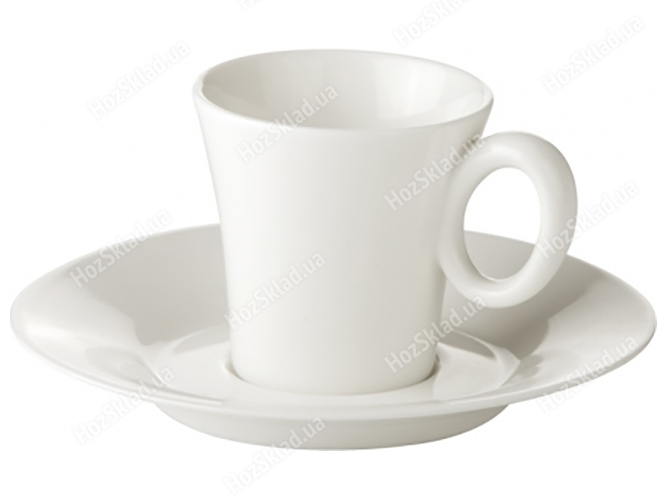 Чашка для эспрессо ALLEGRO 80мл D6х6см, с блюдцем D13см 42724