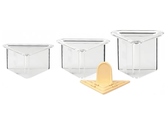 Формочки для додання стравам форми трикутника PRESTO FoodStyle (ціна за набір 3шт) 75654