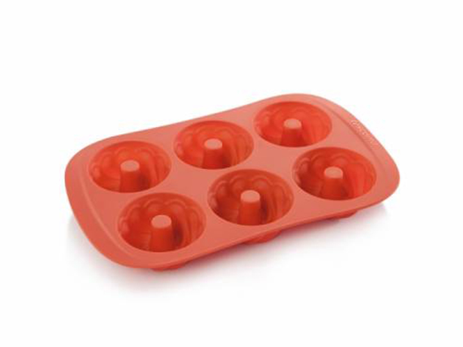 Форма для 6 куличей DELICIA SiliconPRIME силиконовая 39х27х4см 90770