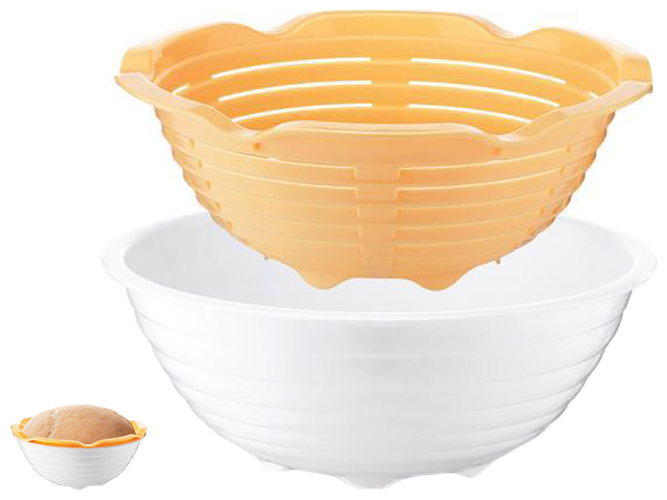 Корзина с блюдом для домашнего хлеба DELLA CASA D22х9,5см 1,5л 82768