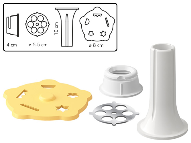 Аксесуари для м'ясорубки HANDY формочка для печива і наповнювач ковбас 49419