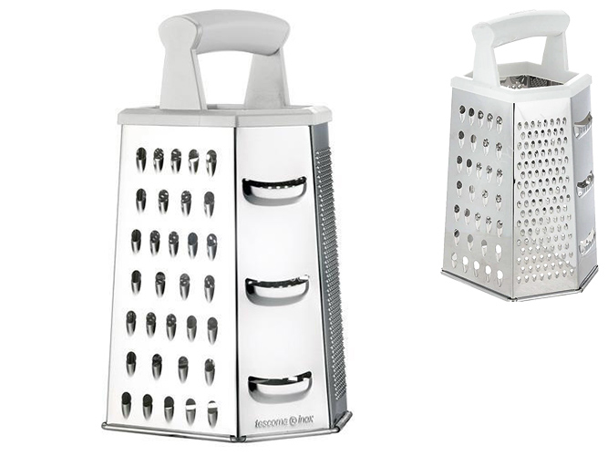 Тертка з пластмасовою ручкою HANDY шестигранна 29572