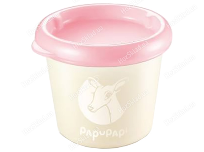 Контейнери PAPU PAPI для дитячого харчування, рожевий 150мл (ціна за набір 2шт) 00250