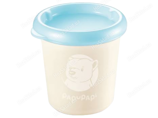 Контейнери PAPU PAPI для дитячого харчування, синій 200мл (ціна за набір 2шт) 00304