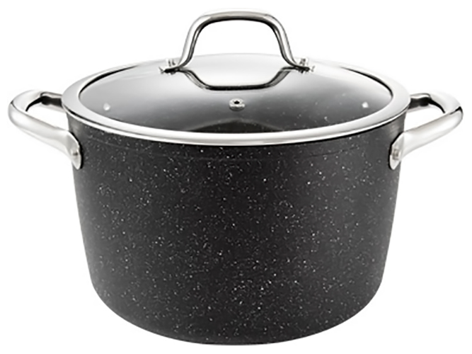 Каструля President Stone з кришкою, 24см, 6л, 95751