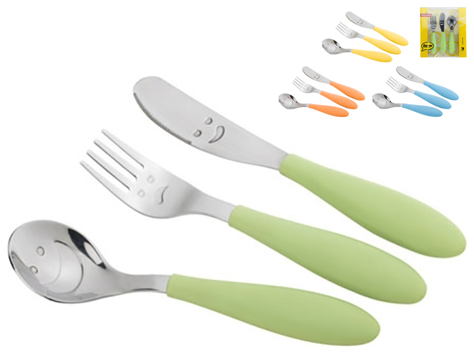 Набор столовых приборов FUNNY MUMMY (цена за набор 3шт) 24157