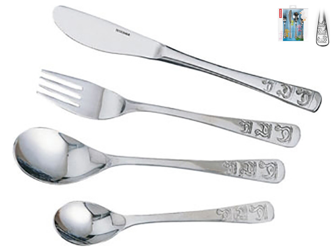 Набор столовых приборов BABY детский, утята 4 предмета 76828