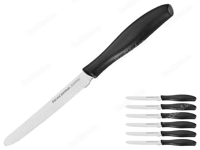 Ножи столовые SONIC общая длина 22см, лезвие 12см (цена за набор 6шт) 39991