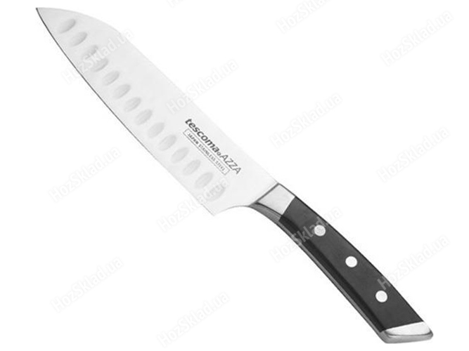 Нож японский AZZA лезвие Сантоку 14см 52563