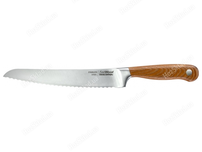 Нож хлебный FEELWOOD лезвие 21см 04036