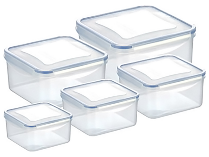 Контейнер Freshbox квадратный (цена за набор 5шт) 36815