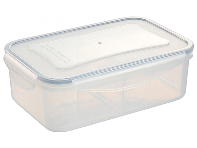 Контейнер с 2 вставками Freshbox, прямоугольный, 1,2л, 21100