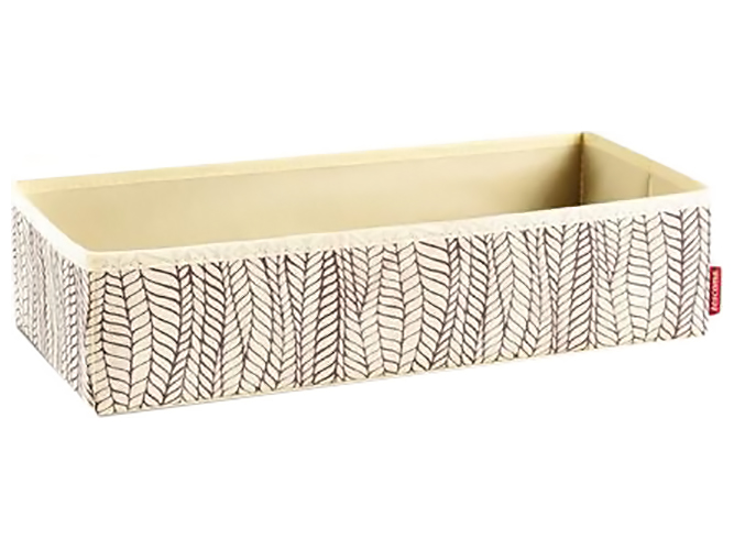 Коробка открытая Fansy Home, 40x18x10см, сливочная, 03336