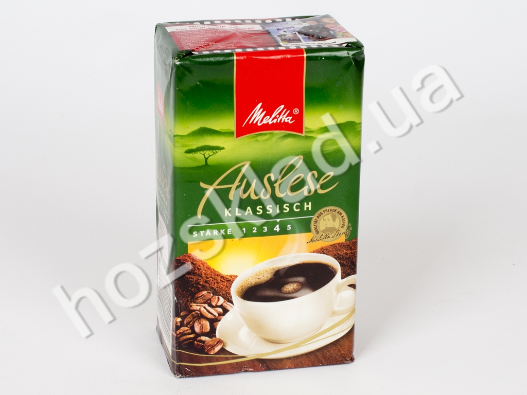 Кофе натуральный молотый Melitta "Auslese" 500гр в брикете, Германия