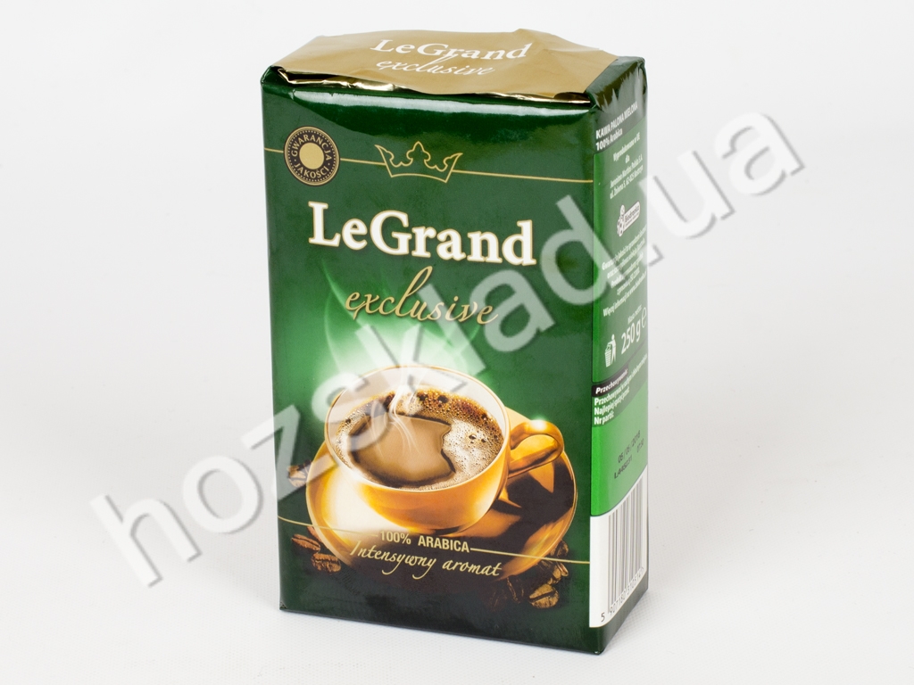 Кофе натуральный молотый LeGrand "Exclusive" 250гр в брикете, Польша