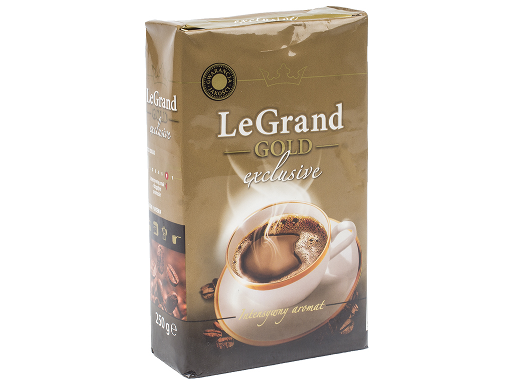 Кофе натуральный молотый LeGrand "Gold Exclusive" 250гр в брикете, Польша