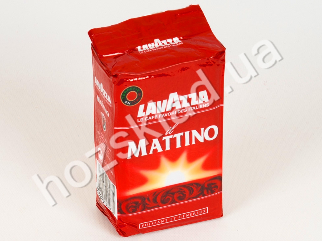 Кофе натуральный молотый Lavazza "Mattino" 250гр в брикете, Италия
