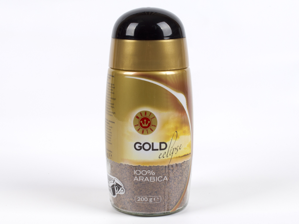 Кофе растворимый Monte Santos "GOLD ECLIPSE" 200гр в стеклянной банке, Германия