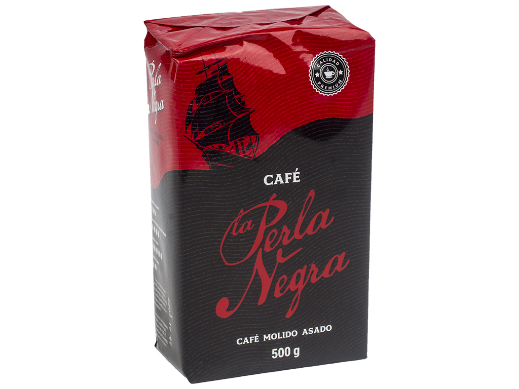 Кофе натуральный молотый La Perla Negra 500гр в брикете, Испания