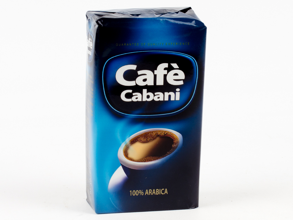 Кофе натуральный молотый "Cafe Cabani" 250гр в брикете, Великобритания
