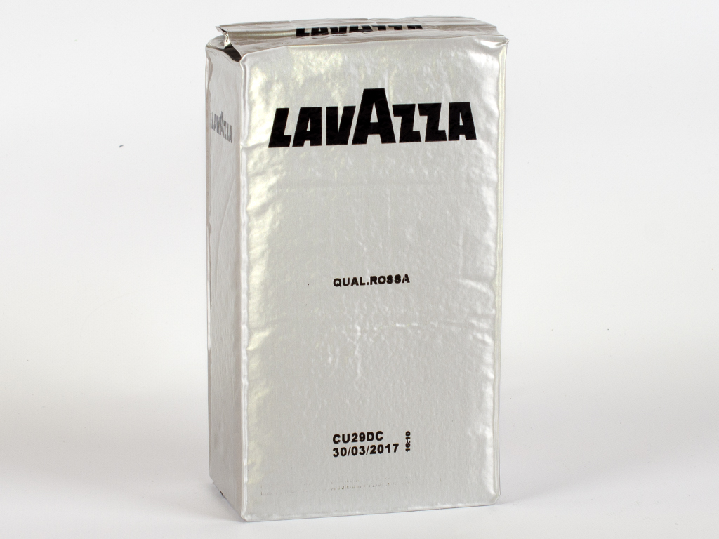 Кофе натуральный молотый Lavazza "Qualita Rossa" (серебристая пачка) 250гр, Италия AZ14MG1