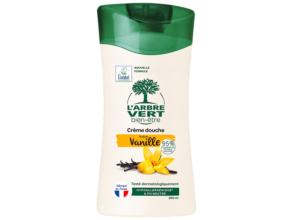 Крем-гель для душа L’Arbre Vert Vanilla, с ароматом ванили, 260 мл Крем-гель для душа L’Arbre Vert Vanilla, с ароматом ванили, 260 мл