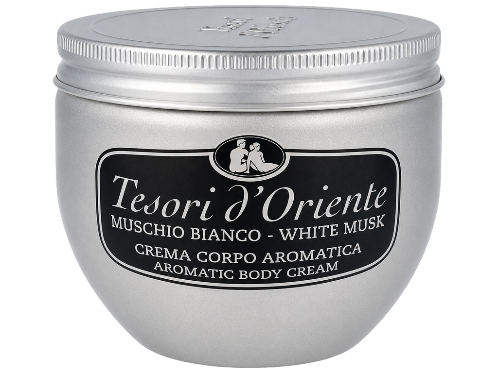 Крем для тіла Tesori d'Oriente Muschio Bianco, білий мускус, поживний, 300 мл