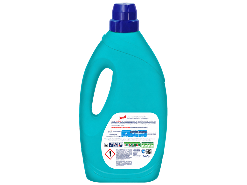 Гель для стирки General Universale 5в1 универсальный, 60 стирок, 2,4 л