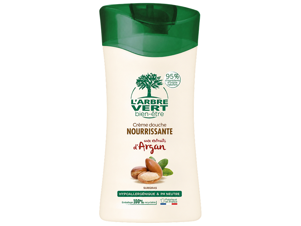 Крем-гель для душа L’Arbre Vert Argan, питательный, с аргановым маслом, 250 мл Крем-гель для душа L’Arbre Vert Argan, питательный, с аргановым маслом, 250 мл