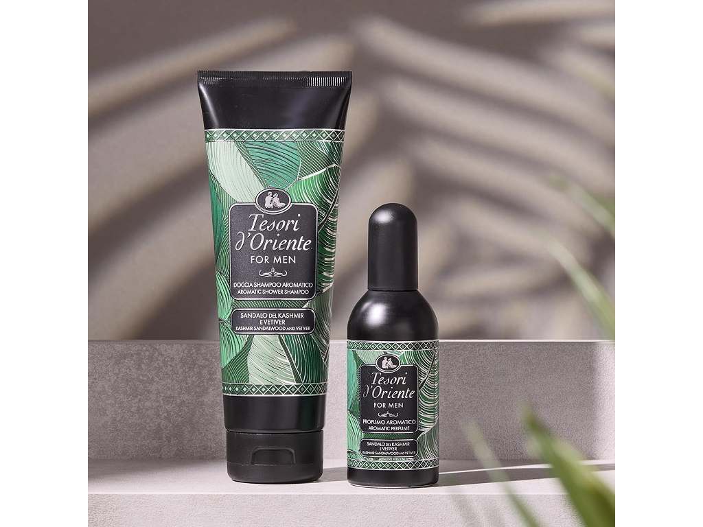 Парфюмированный крем-гель для душа Tesori d'Oriente Kashmir Sandalwood для мужчин, 250 мл