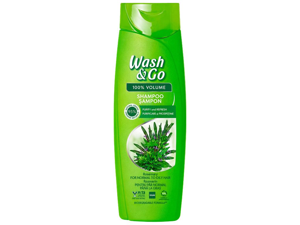 Шампунь Wash and Go с экстрактами трав, для жирных волос, 200 мл Шампунь Wash and Go с экстрактами трав, для жирных волос, 200 мл