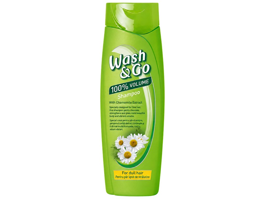 Шампунь Wash and Go с экстрактом ромашки, для тусклых волос, 400 мл