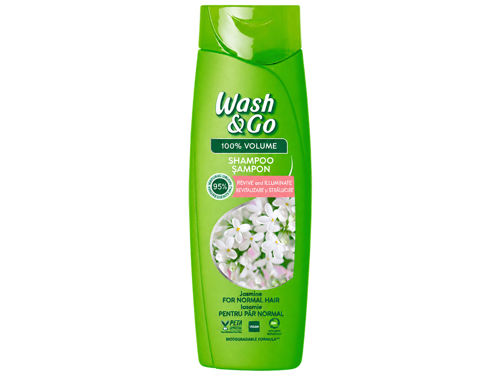 Шампунь Wash and Go с экстрактом жасмина, для нормальных волос, 400 мл Шампунь Wash and Go с экстрактом жасмина, для нормальных волос, 400 мл