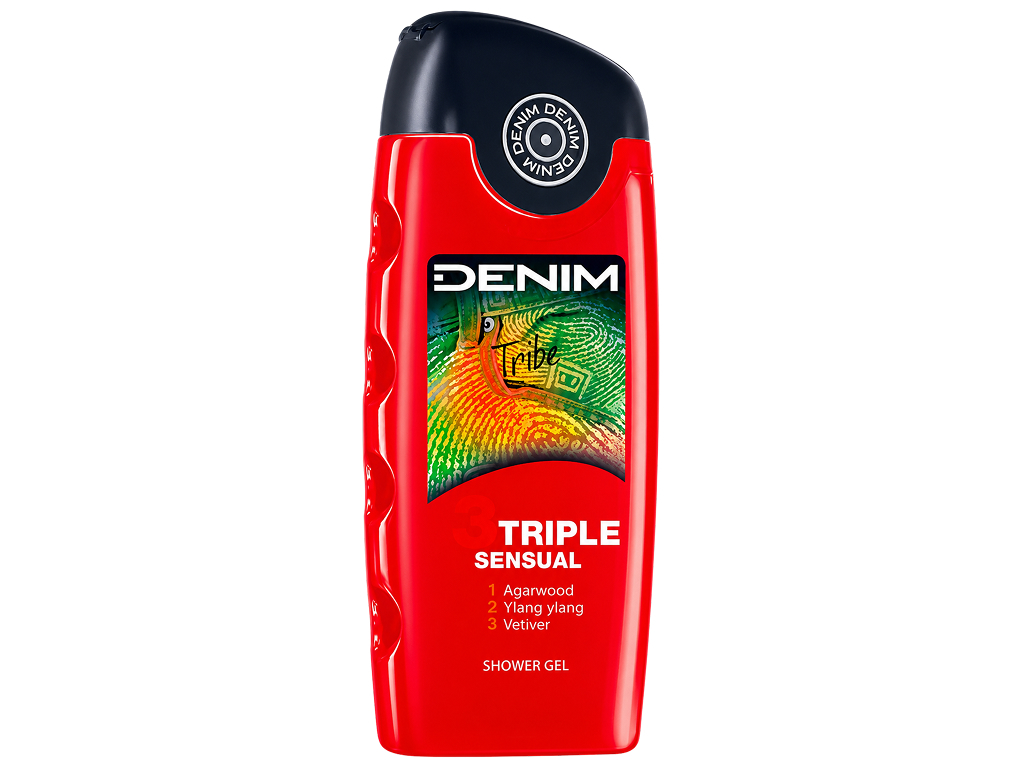 Мужской гель для душа Denim Tribe Triple Sensual, 250мл Мужской гель для душа Denim Tribe Triple Sensual, 250мл