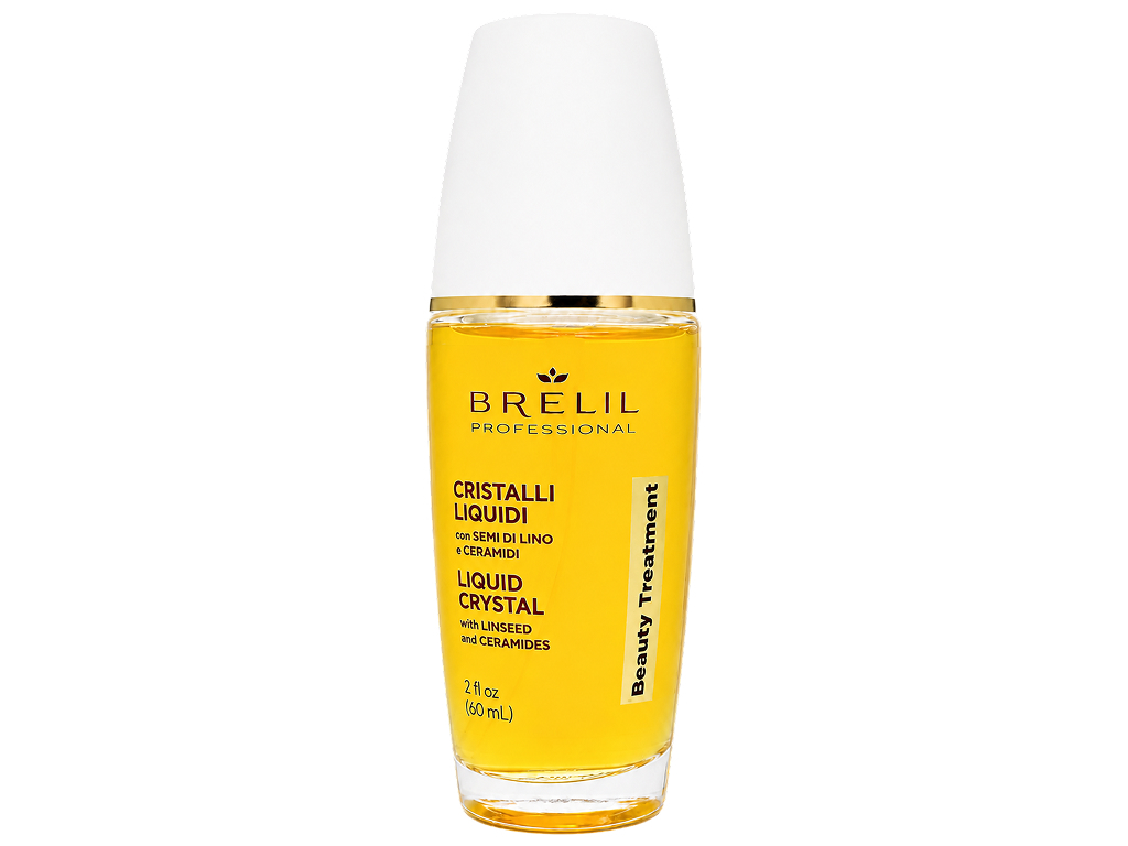 Жидкие кристаллы для волос Brelil Bio Traitement Beauty с льняным маслом и керамидами, 60 мл Жидкие кристаллы для волос Brelil Bio Traitement Beauty с льняным маслом и керамидами, 60 мл