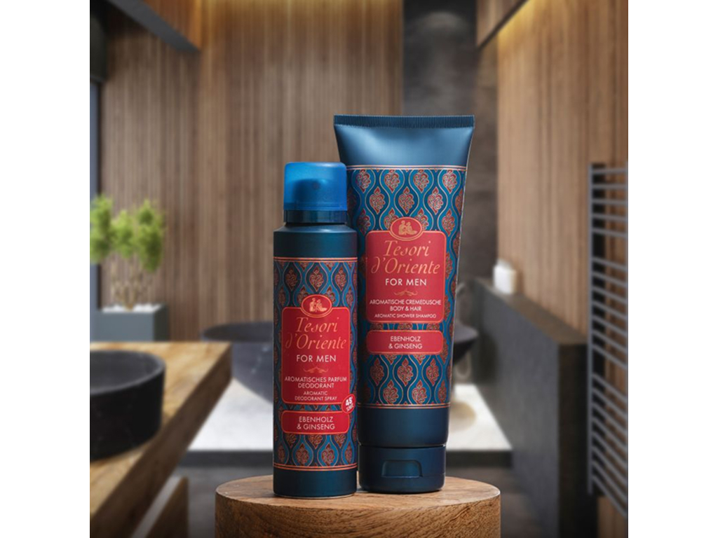 Парфюмированный крем-гель для душа Tesori d'Oriente Black Forest & Ginseng для мужчин, 250 мл