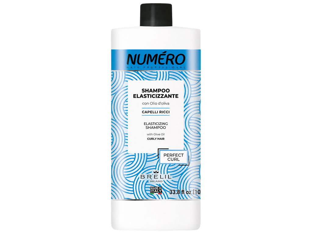 Шампунь для кудрявых волос Brelil Numero Perfect Curly с оливковым маслом, 1л