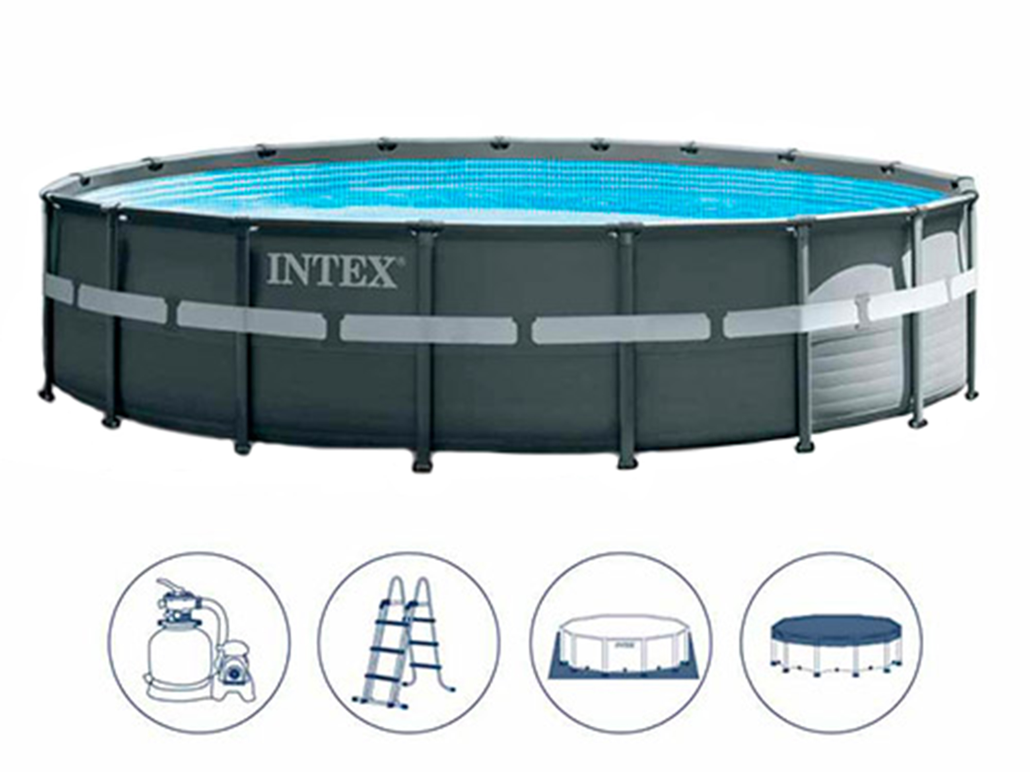 Бассейн каркасный круглый Ultra XTR. Intex 26330