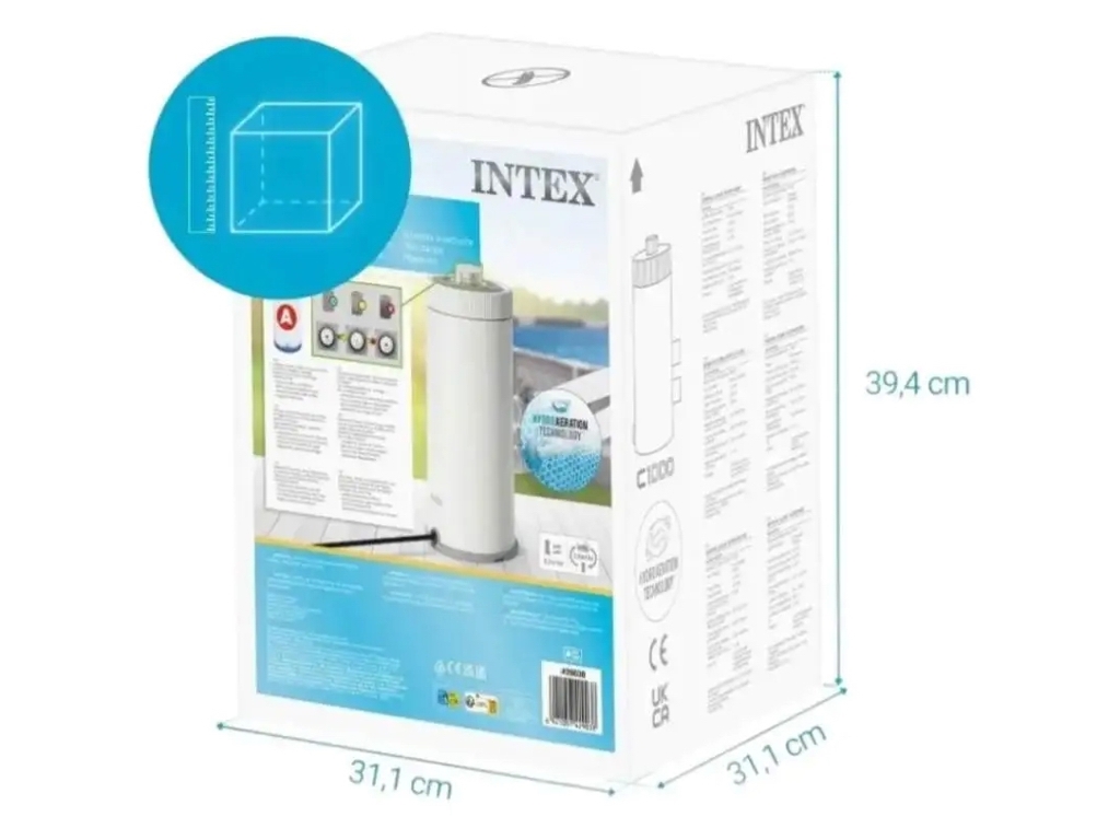 Фильтр-насос картриджный Intex 26638, 3407 л/час, 220-240V